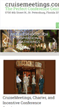 Mobile Screenshot of cruisemeetings.com